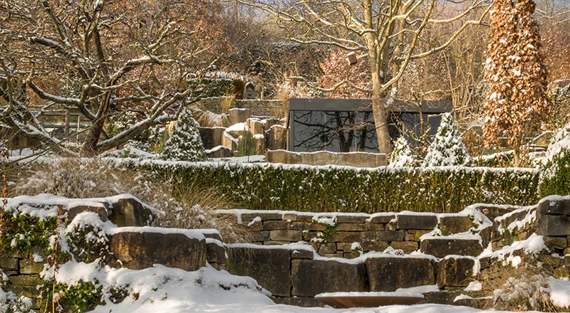 Peter Berg's hillside garden through the seasons